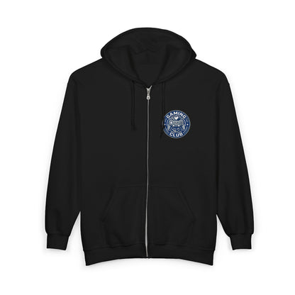 Gaming Club Embroidered Chest Logo Zipper Hooded Sweatshirt