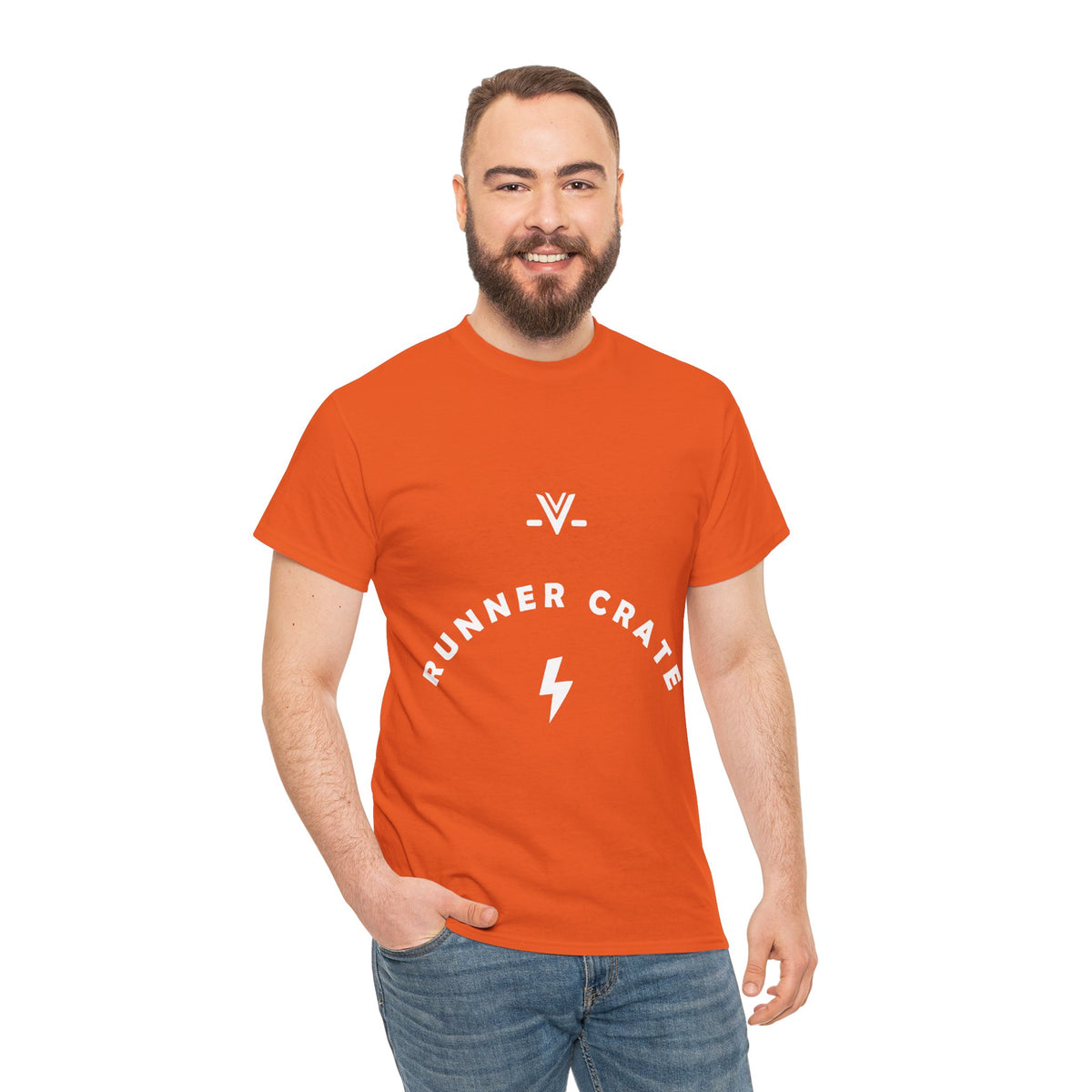 Runner Crate Lightning Logo Tee