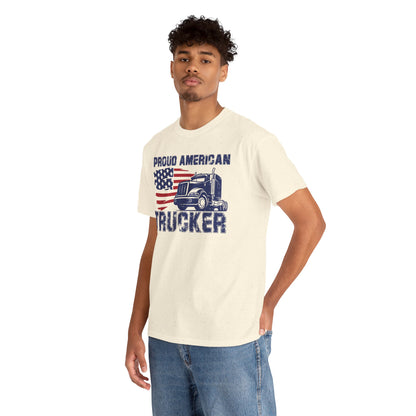 Proud American Trucker T-Shirt