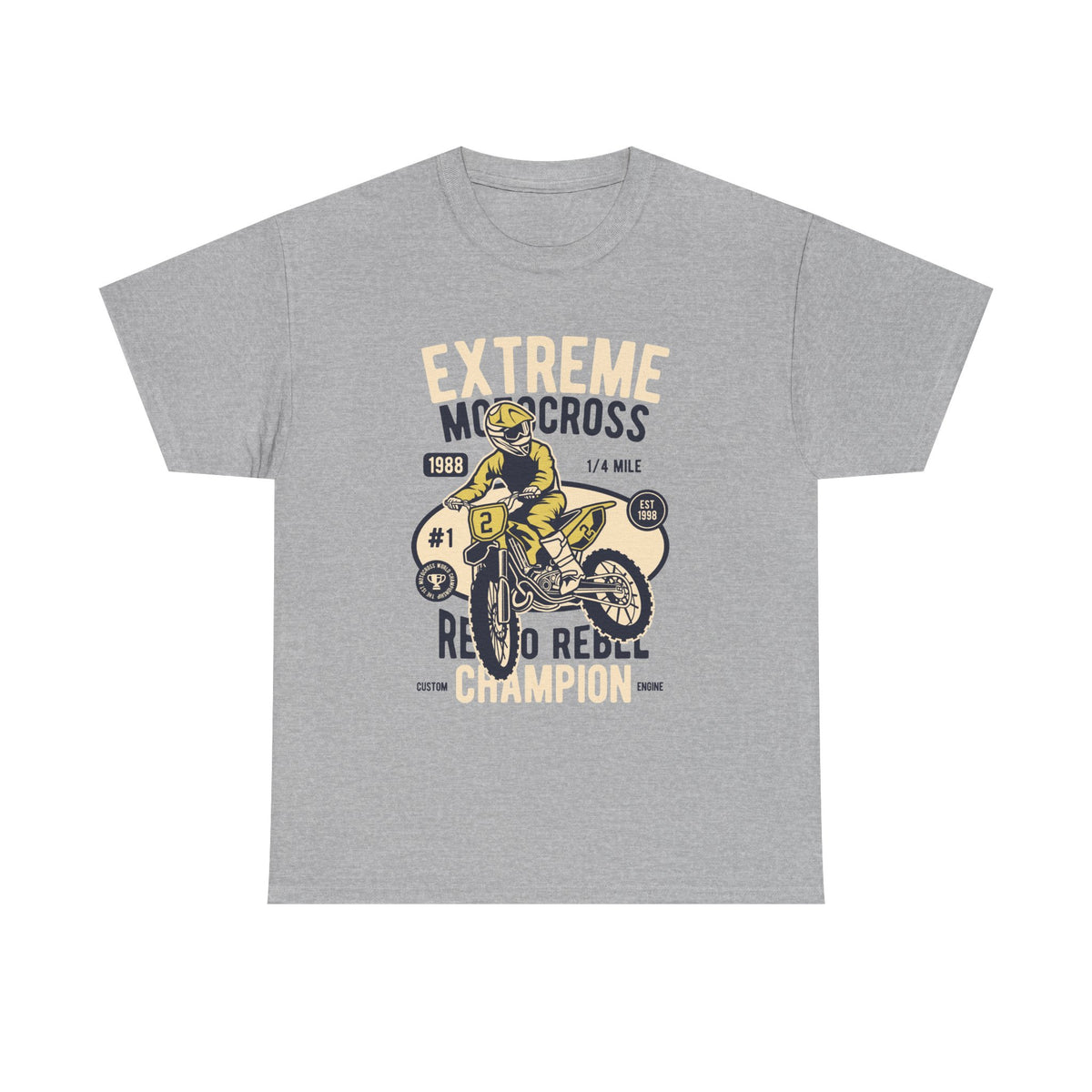 Extreme Motocross Retro Racing Champion T-Shirt