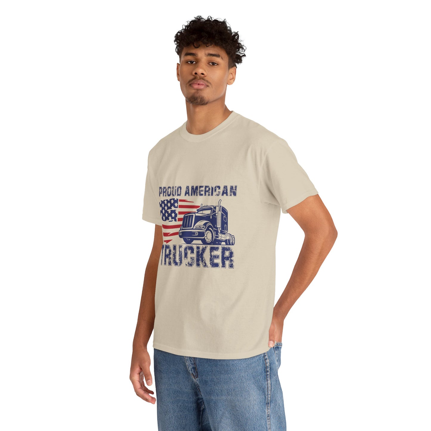 Proud American Trucker T-Shirt