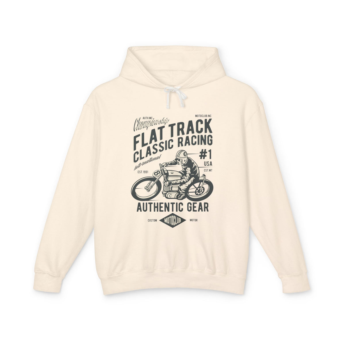 Flat Track Classic Racing Lightweight Hooded Sweatshirt