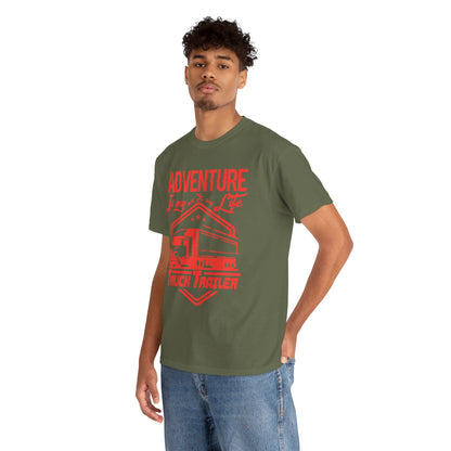 Adventure Is My Life Truck Trailer T-Shirt