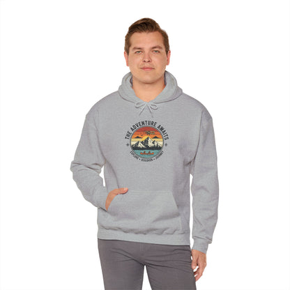 Adventure Awaits Heavy Blend Hooded Sweatshirt