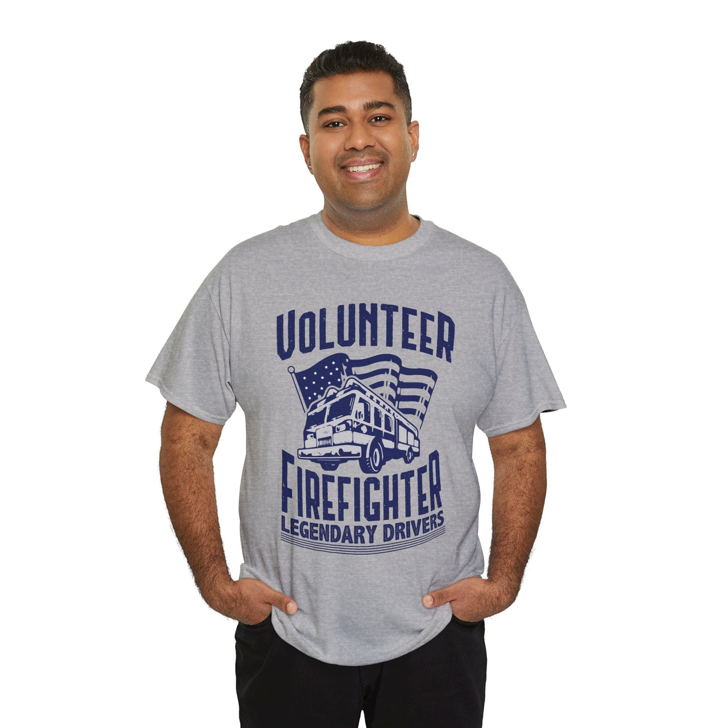 Volunteer Firefighter Truck T-Shirt
