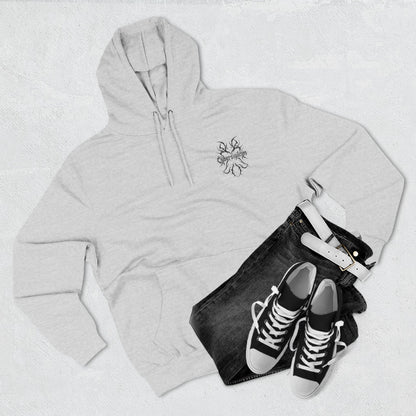 Cybersigilism Gothic Three-Panel Fleece Hooded Sweatshirt