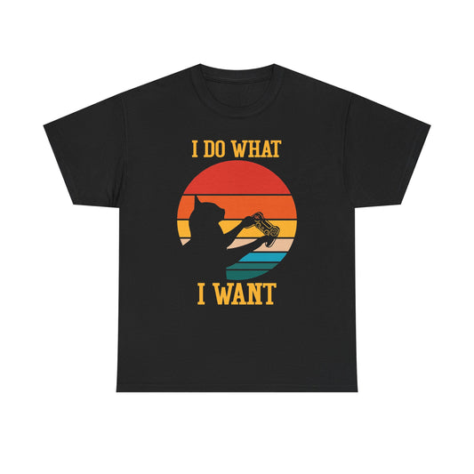 I Do What I Want Cat T-Shirt