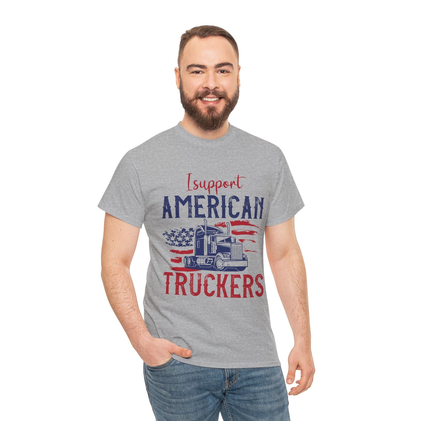 I Support American Truckers Tee