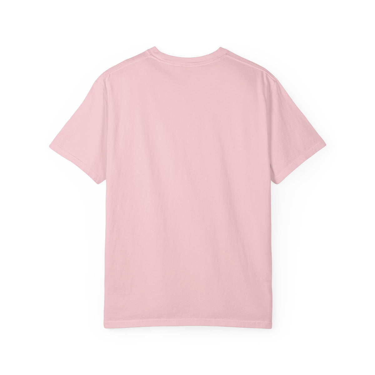 Pink Retro Flower Graphic Garment-Dyed Women's T-Shirt
