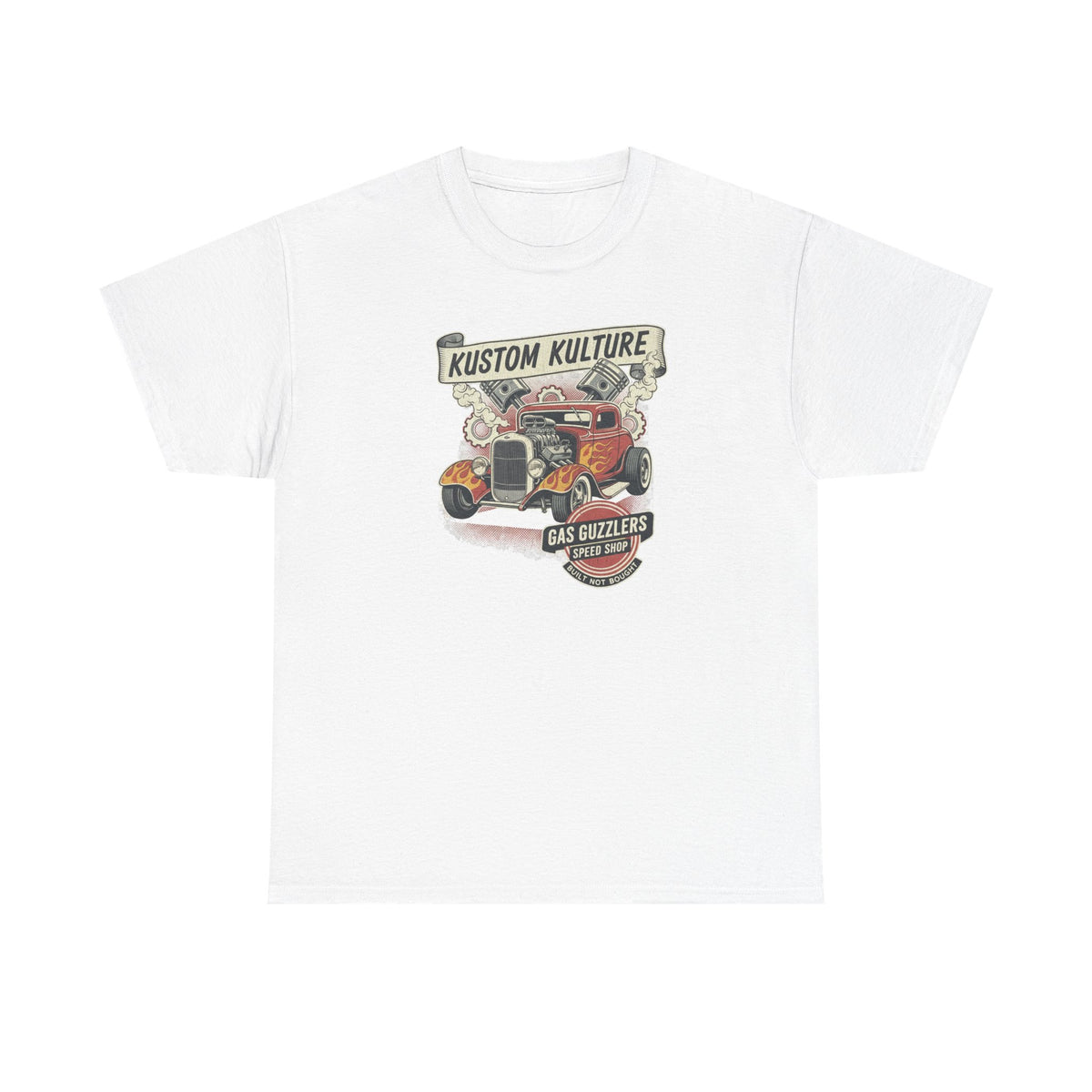 Kustom Kulture Gas Guzzlers T-Shirt