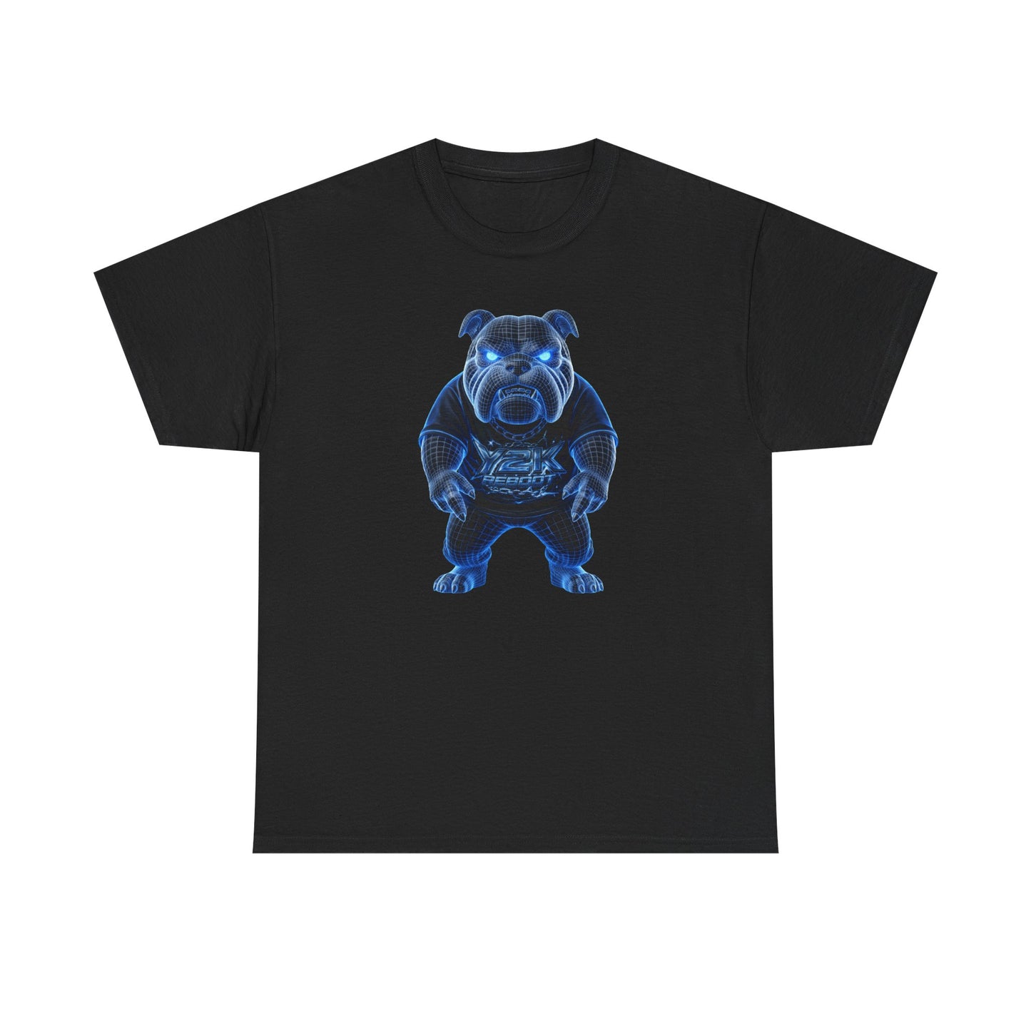 Wire Frame Bulldog Glow Men's Tee