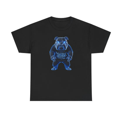 Wire Frame Bulldog Glow Men's Tee