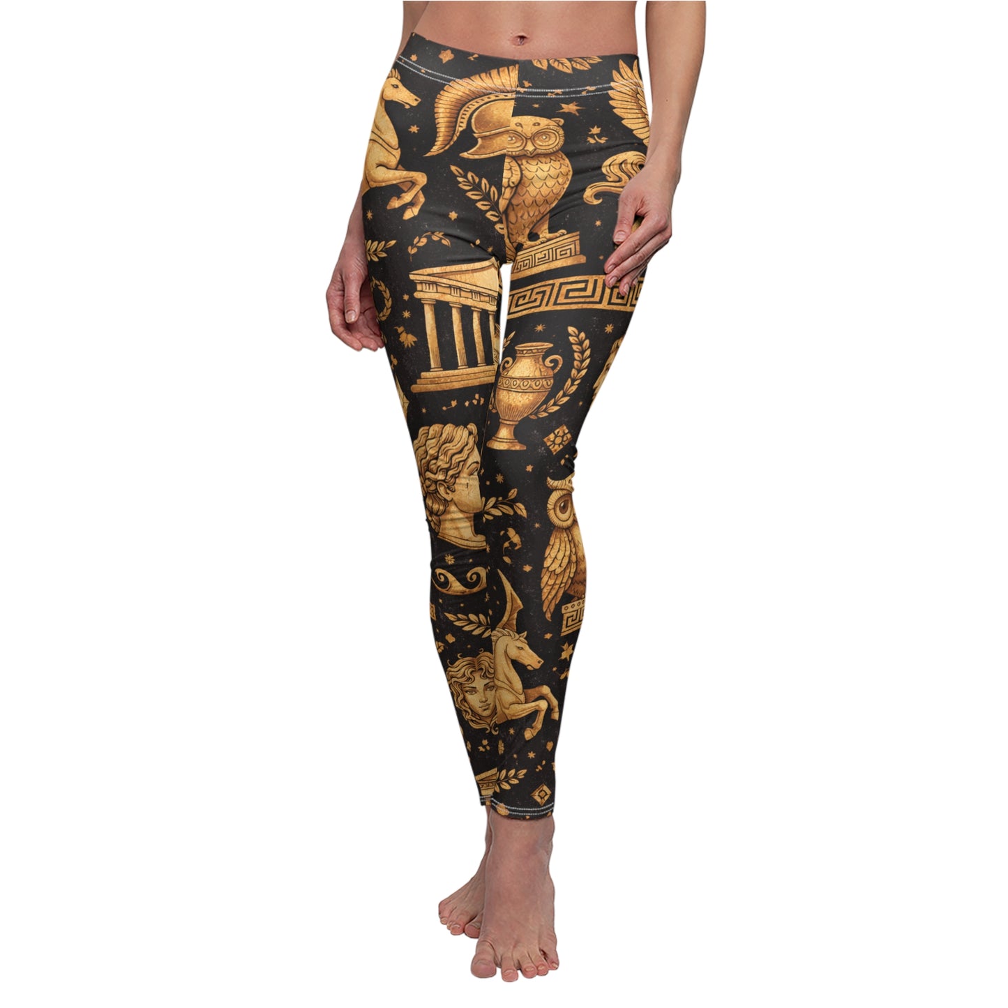 Ancient Greek Symbols Women's Casual Leggings