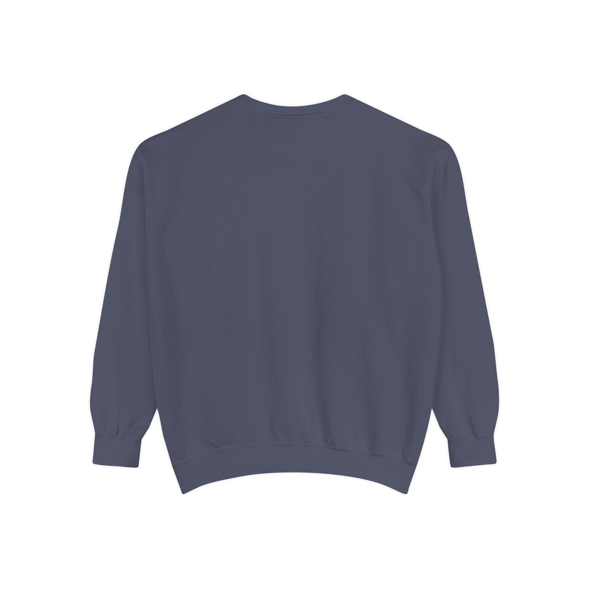 Floral Retro Block Print Garment-Dyed Women's Sweatshirt