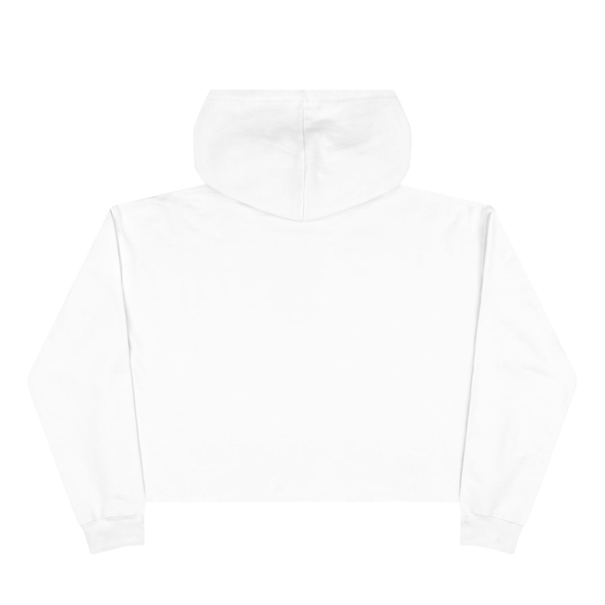Pink Garden Graphic Crop Hoodie