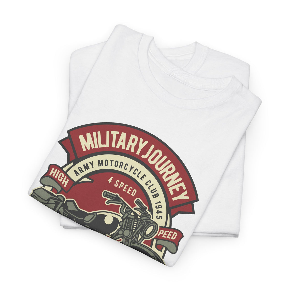 Military Journey Motorcycle Pride T-Shirt