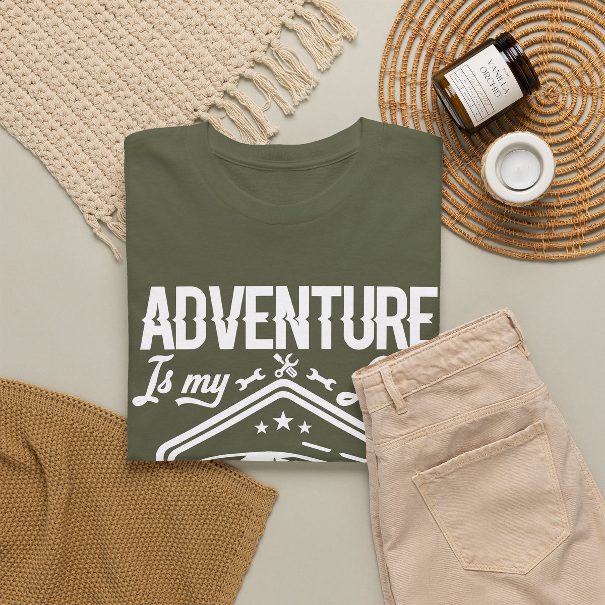 Adventure Is My Life Truck Trailer T-Shirt