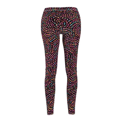 Colorful Mosaic Swirl Women's Leggings