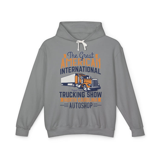 The Great American International Trucking Show Lightweight Hooded Sweatshirt
