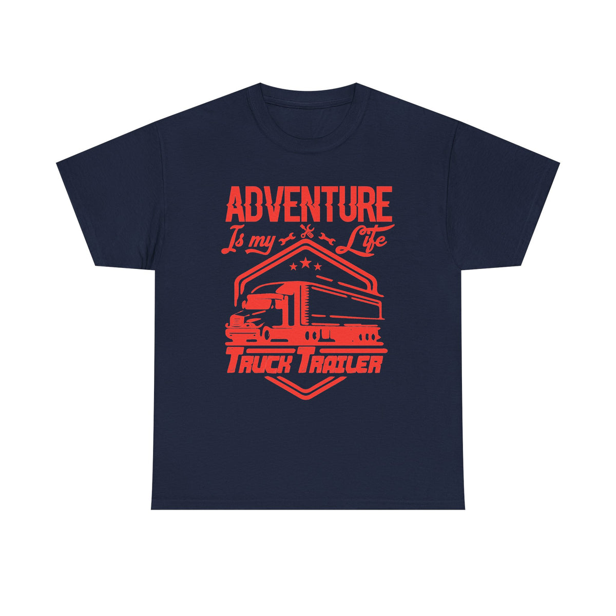 Adventure Is My Life Truck Trailer T-Shirt