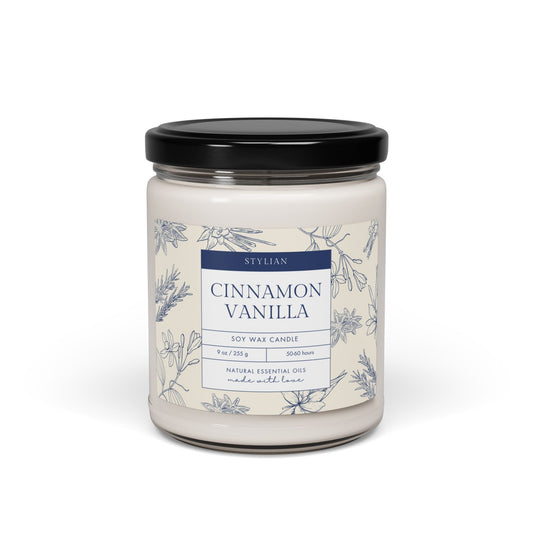 Cinnamon Vanilla Soy Candle 9oz