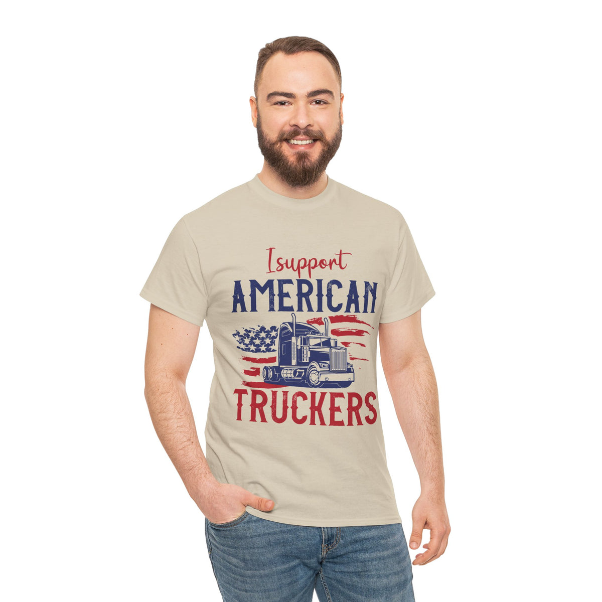 I Support American Truckers T-Shirt