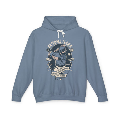 Baseball League Lightweight Hooded Sweatshirt