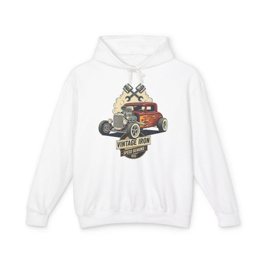 Vintage Iron Speed Demons Lightweight Hooded Sweatshirt