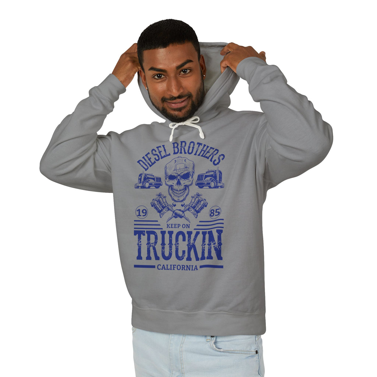 Diesel Brothers Keep On Trucking Lightweight Hooded Sweatshirt
