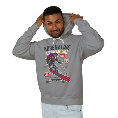 Adrenaline Extreme Ski Lightweight Hooded Sweatshirt
