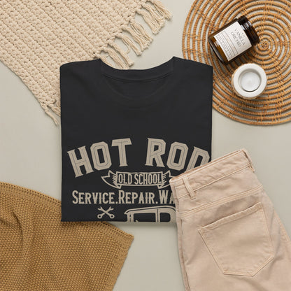 Hot Rod Old School Authentic Custom Wheel T-Shirt