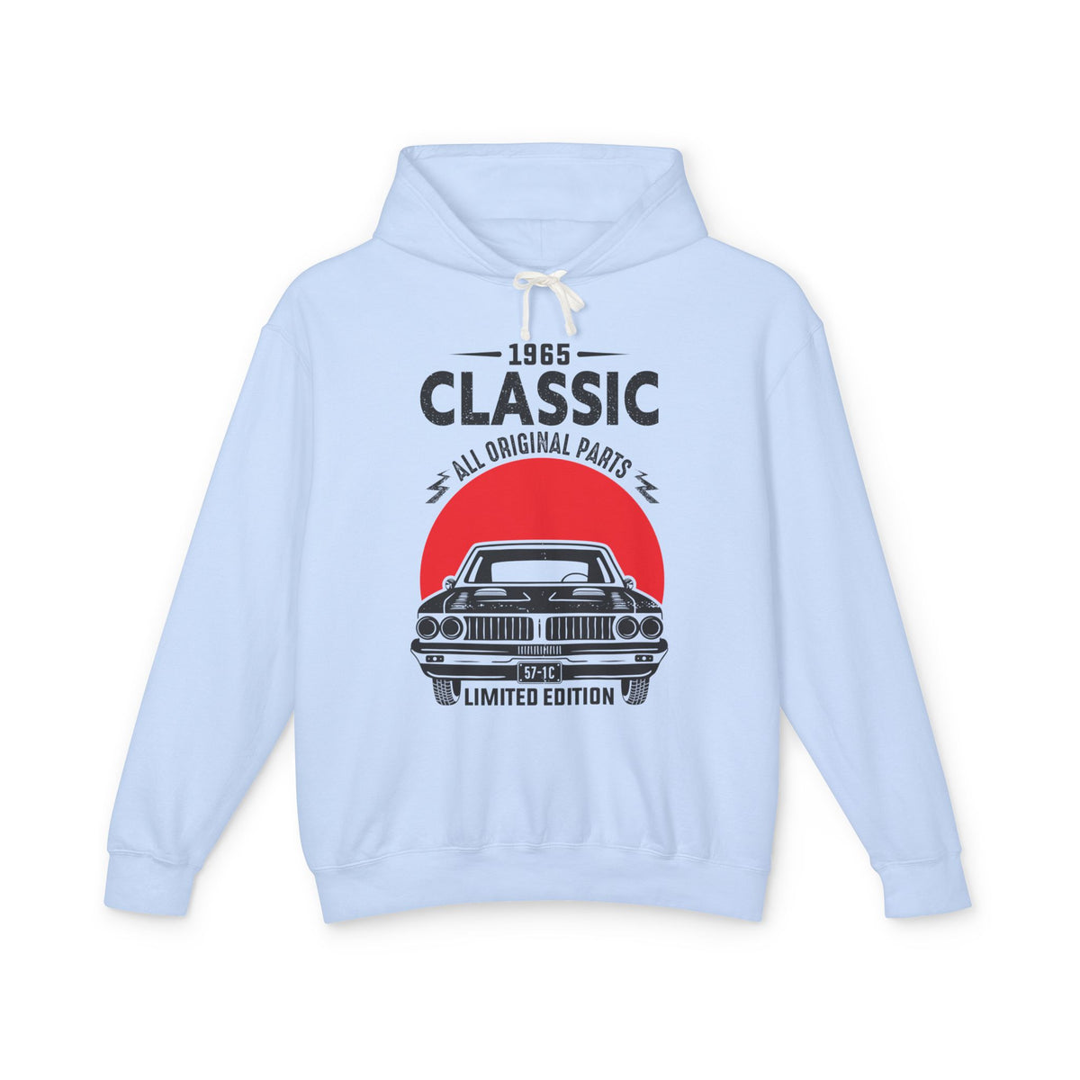 1965 Classic All Original Parts Limited Edition Lightweight Hooded Sweatshirt