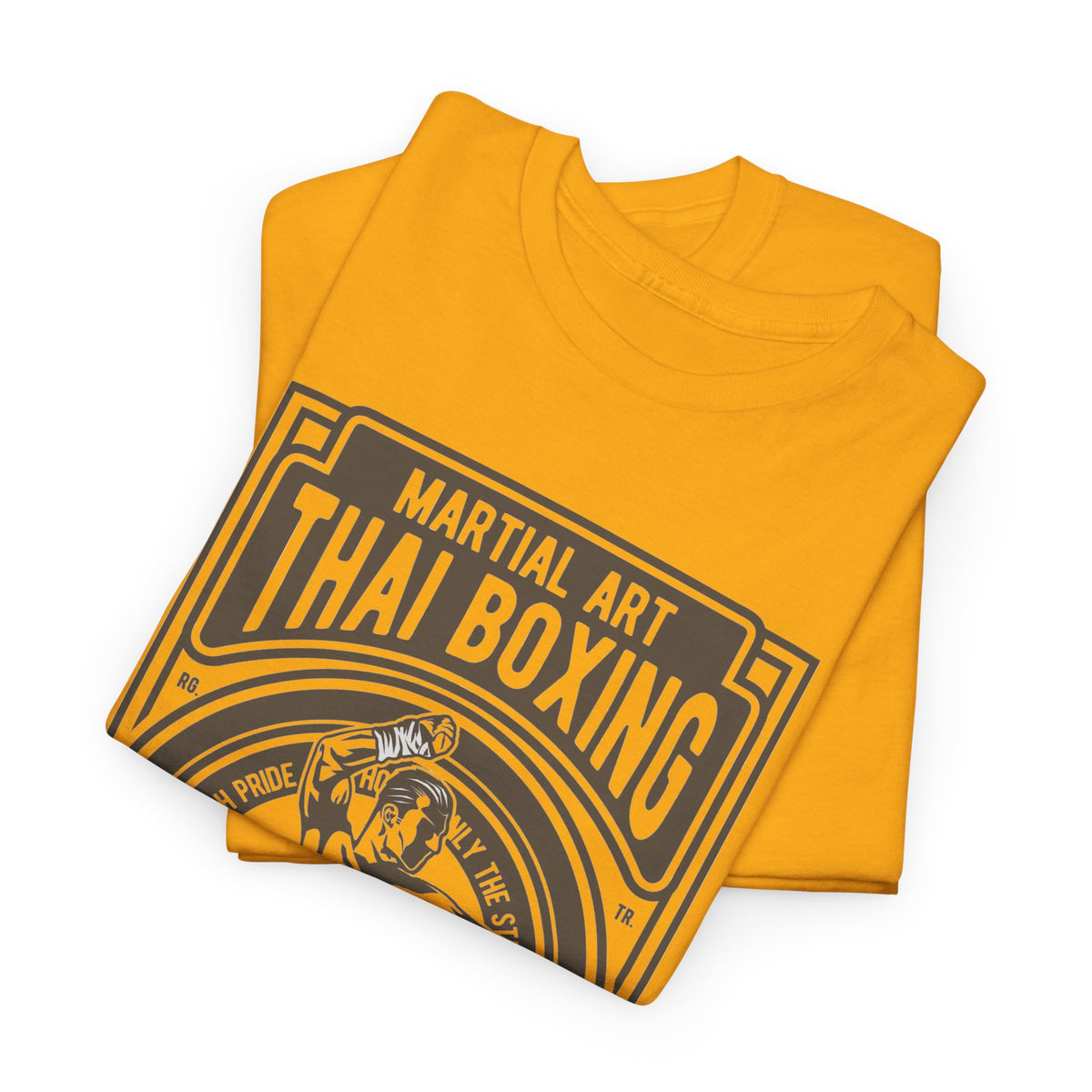 Muay Thai Boxing Vintage Emblem T-Shirt