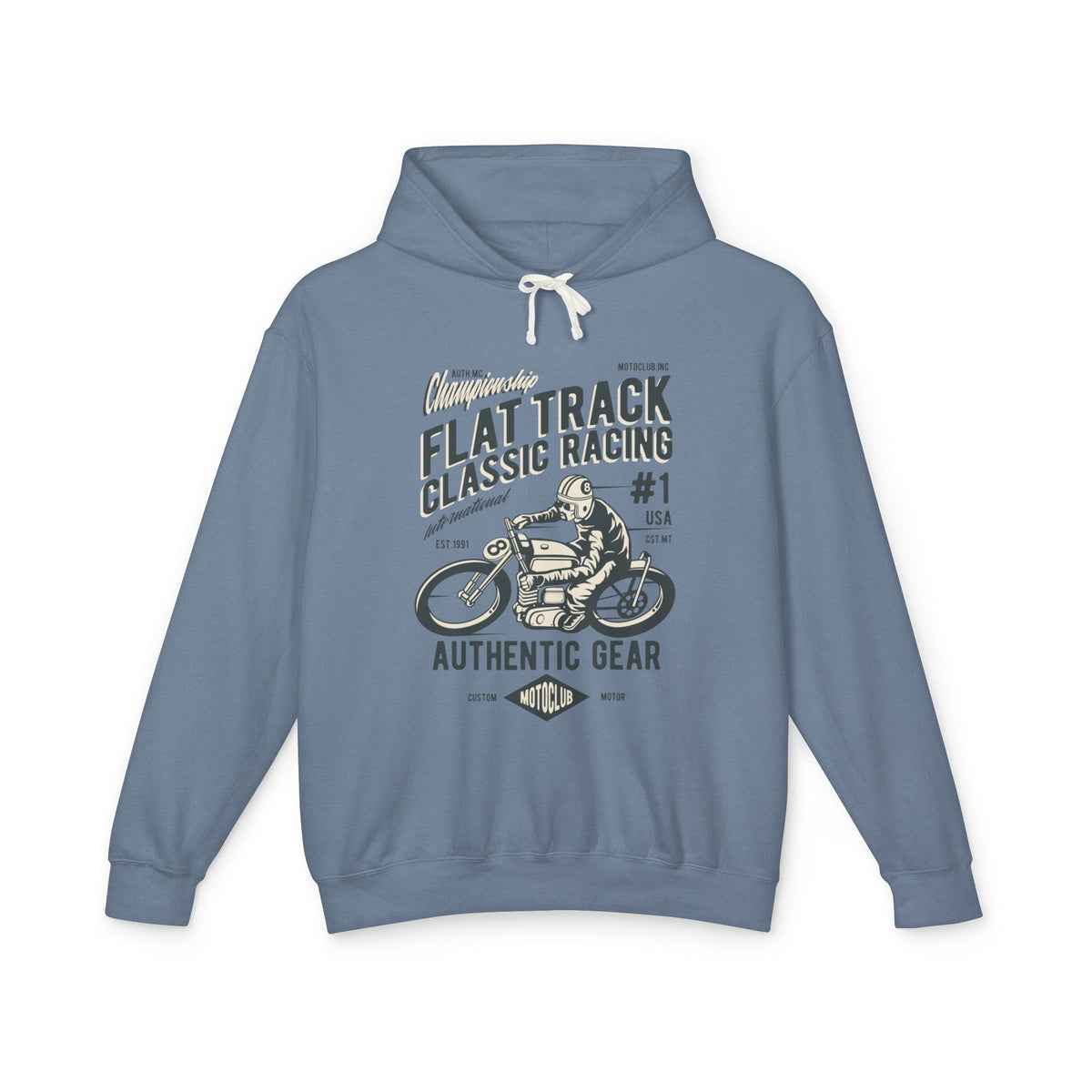 Flat Track Classic Racing Lightweight Hooded Sweatshirt