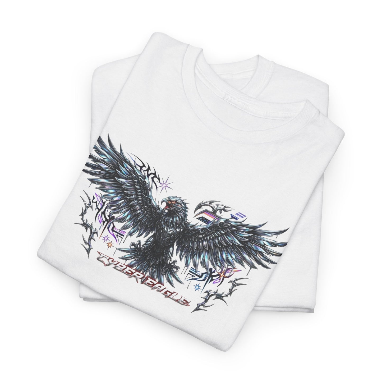 Chrome Eagle Wings Graphic Men's Tee