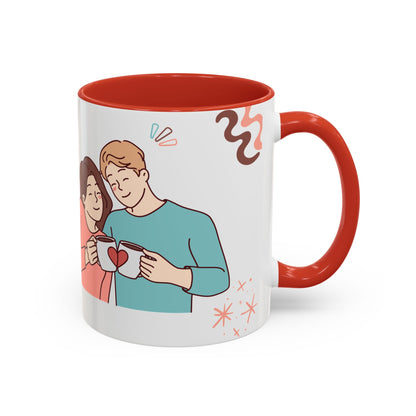 Cute Romantic Heart Design 11oz Mug