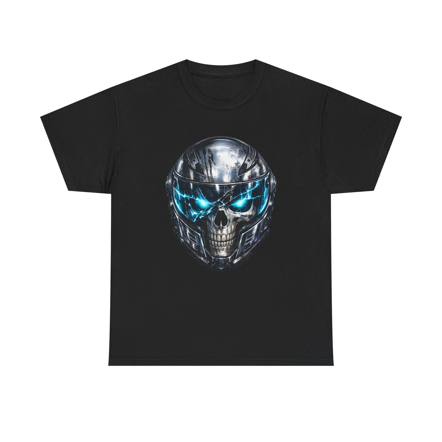 Cyber Skull Helmet Men's T-Shirt
