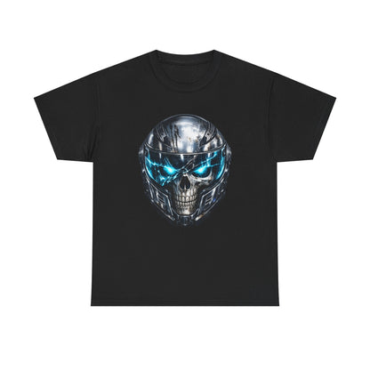 Cyber Skull Helmet Men's T-Shirt