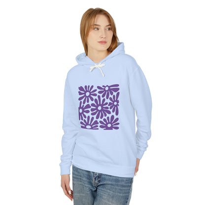 Daisy Block Lightweight Women's Hooded Sweatshirt