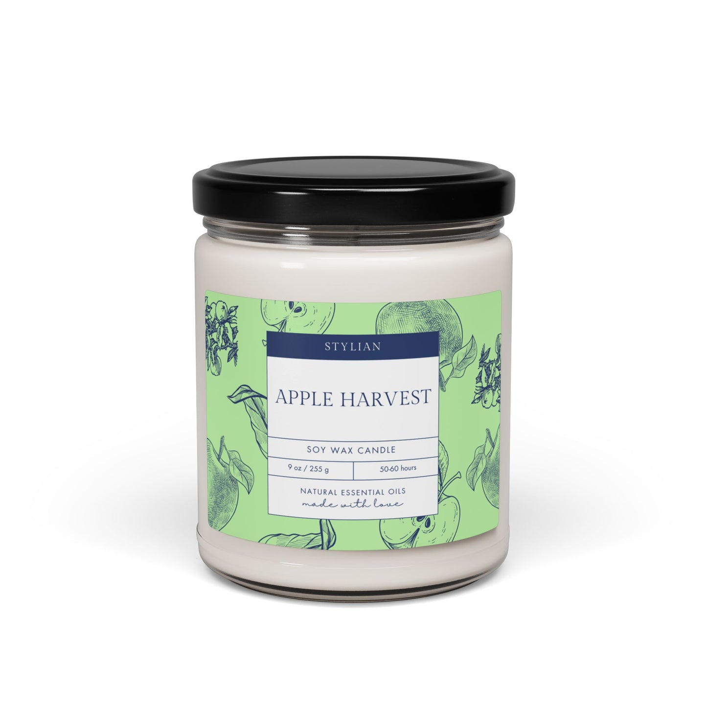 Apple Harvest Scented Soy Candle 9oz