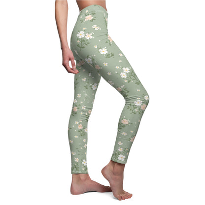 Pastel Blossom Women's Casual Leggings