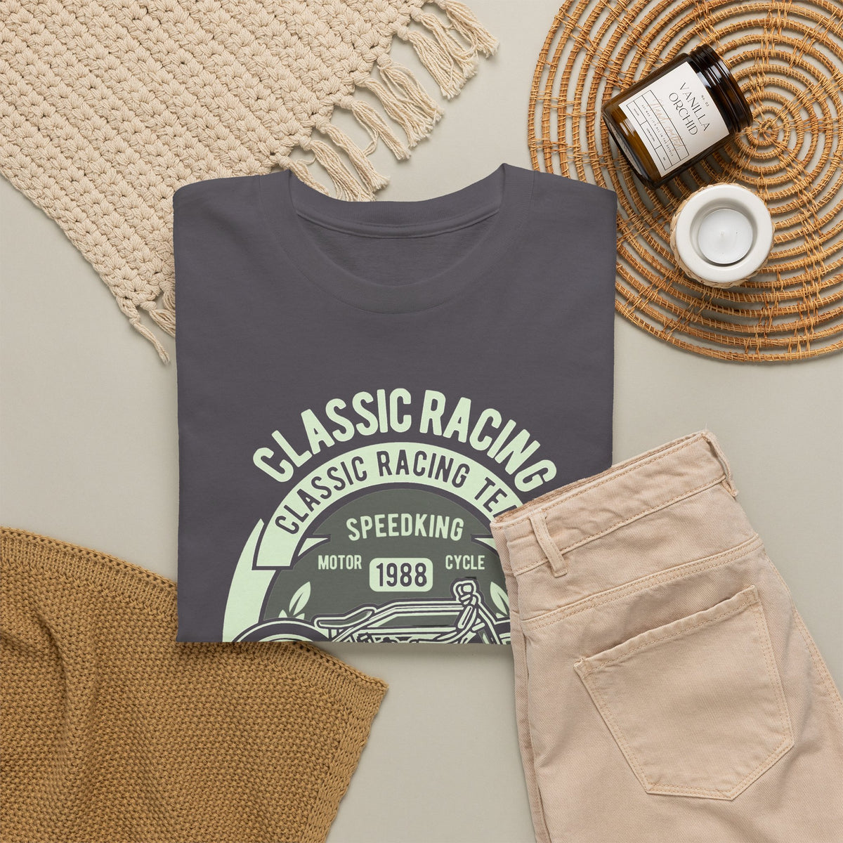 Classic Racing Motorcycle T-Shirt