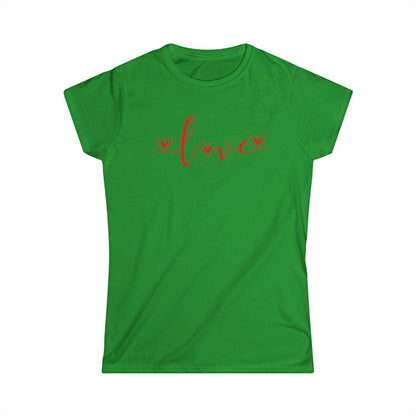 Red Heart Calligraphy Women's T-Shirt