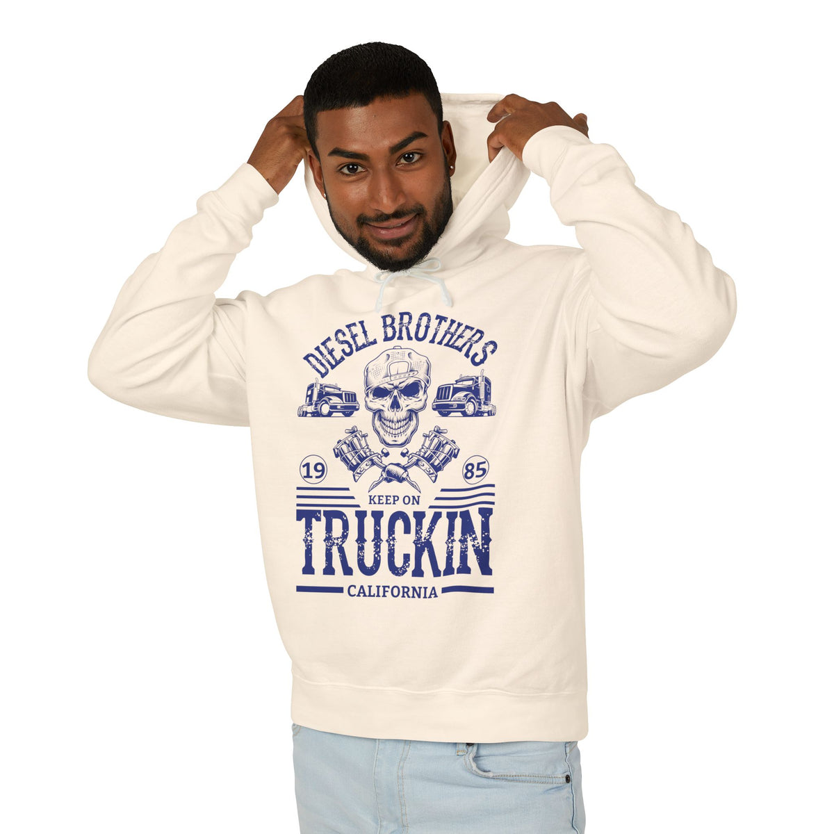 Diesel Brothers Keep On Trucking Lightweight Hooded Sweatshirt