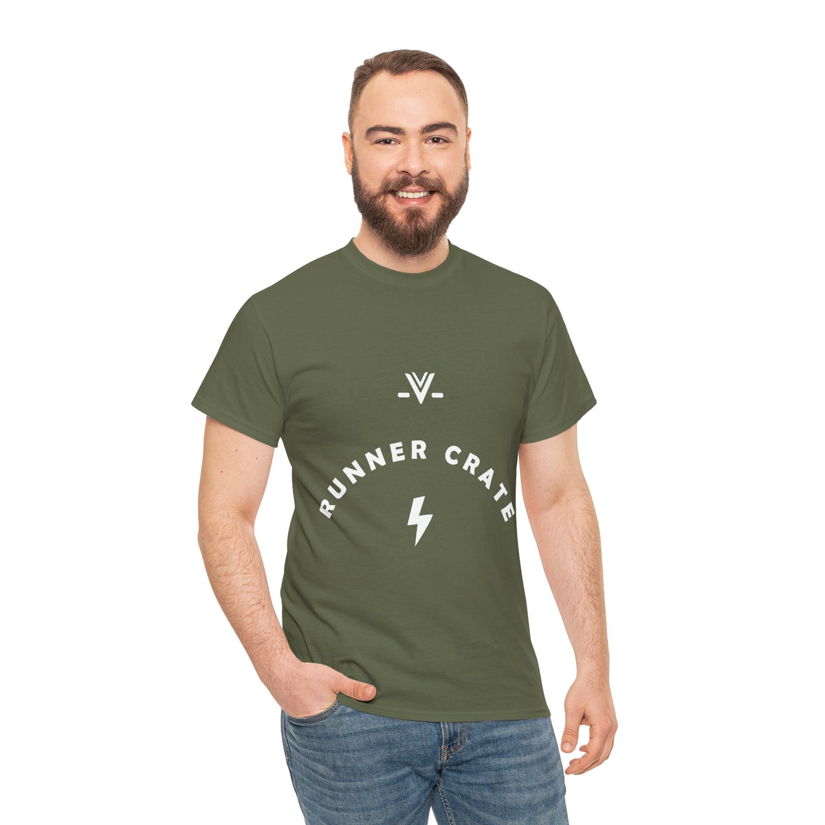 Runner Crate Lightning Logo Tee