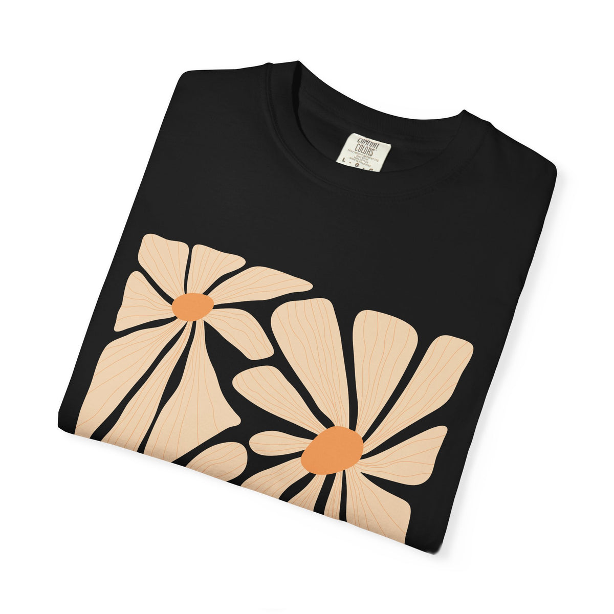 Daisy Square Garment-Dyed Women's T-Shirt