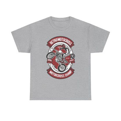 Retro Motocross Champion Motorcycle Racing T-Shirt