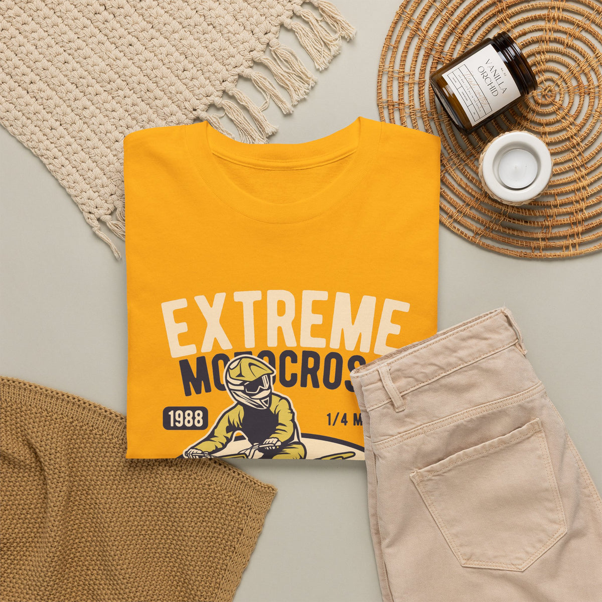 Extreme Motocross Retro Racing Champion T-Shirt