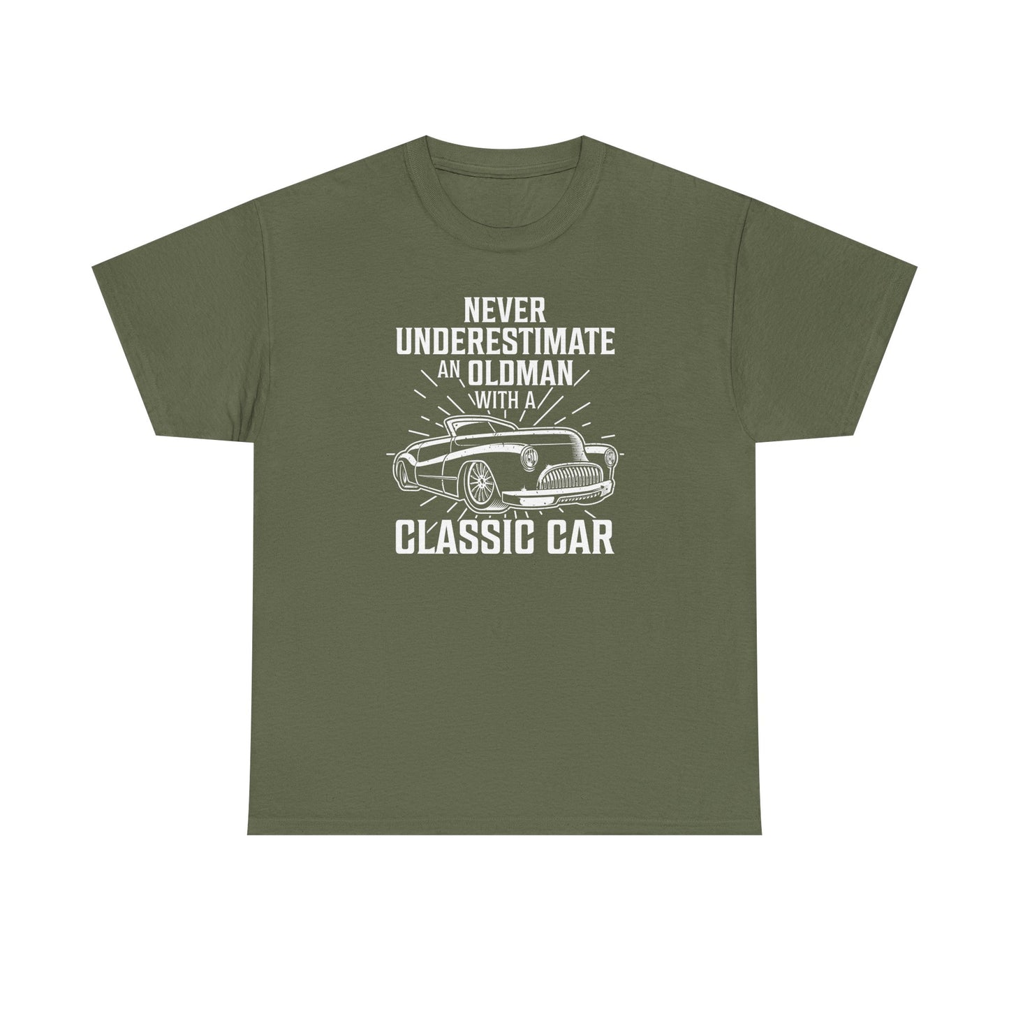 Never Underestimate Old Man With Classic Car Men's T-Shirt