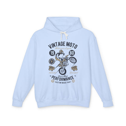 Vintage Moto Lightweight Hooded Sweatshirt